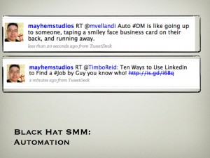 Black Hat SMM: Automation Black Hat SMM: Automation
