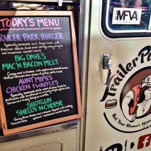 Trailer Park Truck Menu